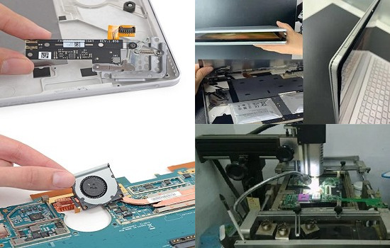 华硕k550电脑不亮屏维修(解决asus黑屏不显示)