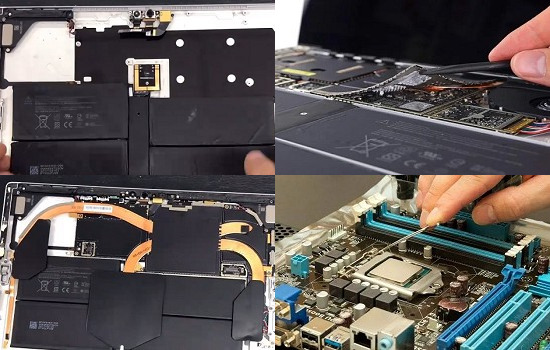 华硕vivobook15笔记本自动关机掉电-asus主板短路修理